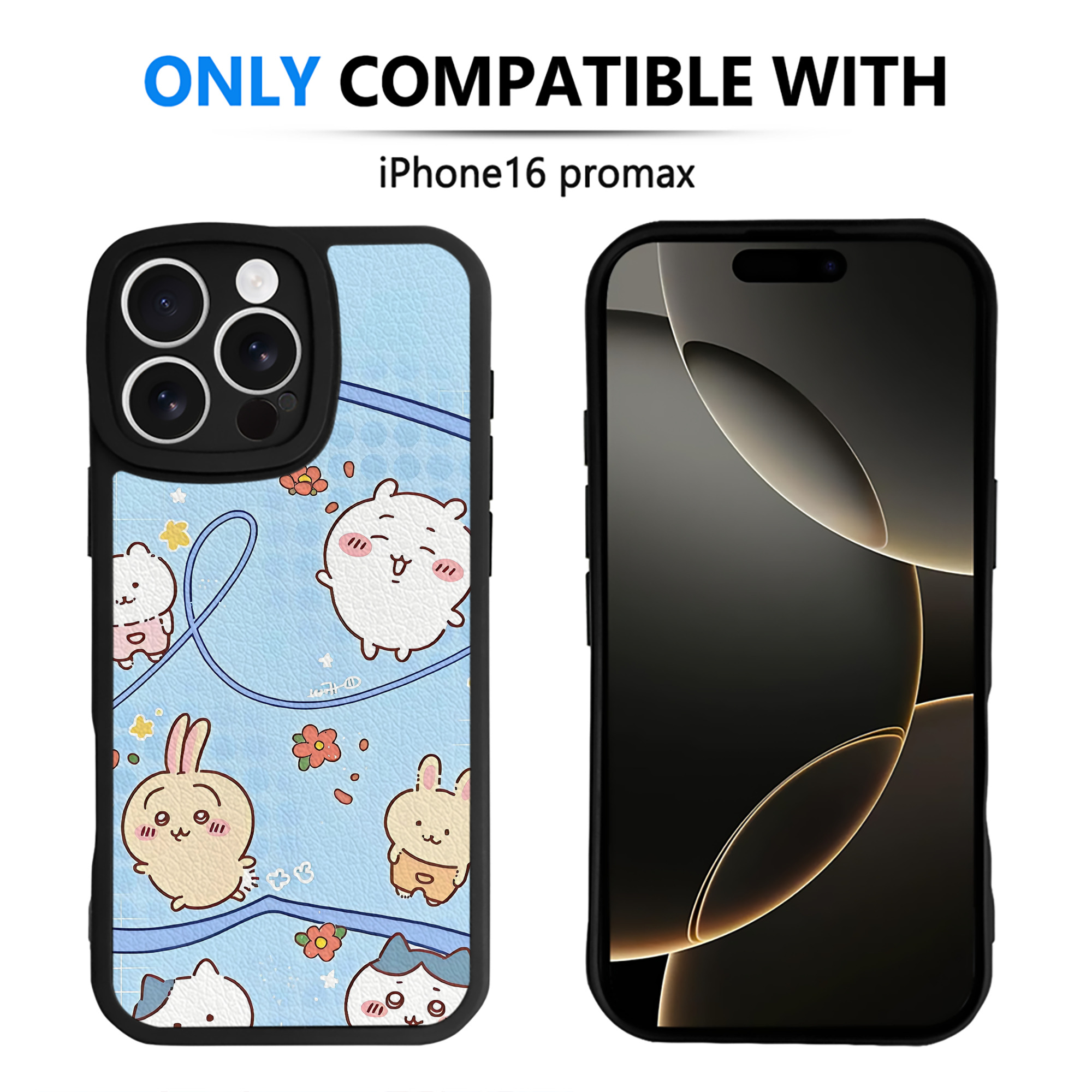 （画像用） ちいかわ Chii-kawa 【iPhone 16シリーズ対応】シリコンスマホケース（レザー調） 材質：シリコン